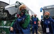 1 December 2020; Republic of Ireland manager Vera Pauw arrives prior to the UEFA Women's EURO 2022 Qualifier match between Republic of Ireland and Germany at Tallaght Stadium in Dublin. Photo by Stephen McCarthy/Sportsfile