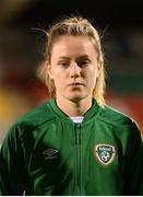 1 December 2020; Heather Payne of Republic of Ireland prior to the UEFA Women's EURO 2022 Qualifier match between Republic of Ireland and Germany at Tallaght Stadium in Dublin. Photo by Stephen McCarthy/Sportsfile