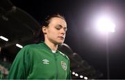 1 December 2020; Aine O'Gorman of Republic of Ireland prior to the UEFA Women's EURO 2022 Qualifier match between Republic of Ireland and Germany at Tallaght Stadium in Dublin. Photo by Stephen McCarthy/Sportsfile