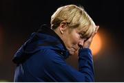 1 December 2020; A tearful Republic of Ireland manager Vera Pauw following the UEFA Women's EURO 2022 Qualifier match between Republic of Ireland and Germany at Tallaght Stadium in Dublin. Photo by Stephen McCarthy/Sportsfile