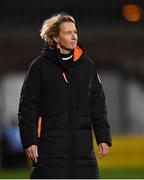 1 December 2020; Germany head coach Martina Voss-Tecklenburg during the UEFA Women's EURO 2022 Qualifier match between Republic of Ireland and Germany at Tallaght Stadium in Dublin. Photo by Stephen McCarthy/Sportsfile
