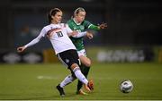 1 December 2020; Dzsenifer Marozsán of Germany in action against Ruesha Littlejohn of Republic of Ireland during the UEFA Women's EURO 2022 Qualifier match between Republic of Ireland and Germany at Tallaght Stadium in Dublin. Photo by Stephen McCarthy/Sportsfile