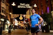 24 November 2020; Davy Byrne of Dublin poses for a portrait on Grafton Street in Dublin during the GAA Football All Ireland Senior Championship Series National Launch. Photo by Brendan Moran/Sportsfile