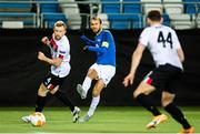 3 December 2020; Magnus Wolff Eikrem of Molde in action against Sean Hoare of Dundalk during the UEFA Europa League Group B match between Molde FK and Dundalk at Molde Stadion in Molde, Norway. Photo by Marius Simensen/Sportsfile