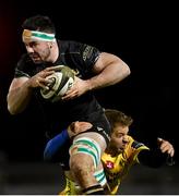 4 December 2020; Paul Boyle of Connacht is tackled by Marco Barbini of Benetton during the Guinness PRO14 match between Connacht and Benetton at the Sportsground in Galway. Photo by Harry Murphy/Sportsfile