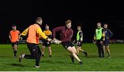 4 December 2020; Scott Neill in action with his team-mates during County Carlow FC Men's Squad return to training today at Carlow RFC in Carlow. Photo by Matt Browne/Sportsfile