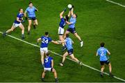 5 December 2020; Philip McMahon of Dublin in action against Thomas Galligan of Cavan during the GAA Football All-Ireland Senior Championship Semi-Final match between Cavan and Dublin at Croke Park in Dublin. Photo by Dáire Brennan/Sportsfile