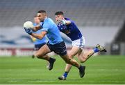 5 December 2020; James McCarthy of Dublin in action against James Smith of Cavan during the GAA Football All-Ireland Senior Championship Semi-Final match between Cavan and Dublin at Croke Park in Dublin. Photo by Stephen McCarthy/Sportsfile