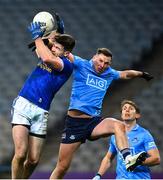 5 December 2020; Thomas Galligan of Cavan in action against Philip McMahon of Dublin during the GAA Football All-Ireland Senior Championship Semi-Final match between Cavan and Dublin at Croke Park in Dublin. Photo by Eóin Noonan/Sportsfile