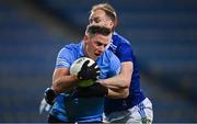 5 December 2020; Philip McMahon of Dublin is tackled by Martin Reilly of Cavan during the GAA Football All-Ireland Senior Championship Semi-Final match between Cavan and Dublin at Croke Park in Dublin. Photo by Piaras Ó Mídheach/Sportsfile