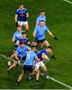 5 December 2020; James Smith of Cavan in action against James McCarthy of Dublin during the GAA Football All-Ireland Senior Championship Semi-Final match between Cavan and Dublin at Croke Park in Dublin. Photo by Dáire Brennan/Sportsfile