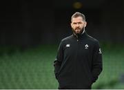 5 December 2020; Ireland head coach Andy Farrell prior to the Autumn Nations Cup match between Ireland and Scotland at the Aviva Stadium in Dublin. Photo by Seb Daly/Sportsfile