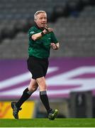 5 December 2020; Referee Ciarán Branagan during the GAA Football All-Ireland Senior Championship Semi-Final match between Cavan and Dublin at Croke Park in Dublin. Photo by Eóin Noonan/Sportsfile