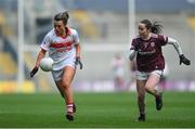 6 December 2020; Doireann O'Sullivan of Cork in action against Nicola Ward of Galway during the TG4 All-Ireland Senior Ladies Football Championship Semi-Final match between Cork and Galway at Croke Park in Dublin. Photo by Ramsey Cardy/Sportsfile