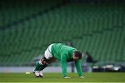 5 December 2020; Cian Healy of Ireland warms-up prior to the Autumn Nations Cup match between Ireland and Scotland at the Aviva Stadium in Dublin. Photo by Seb Daly/Sportsfile