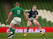 5 December 2020; Stuart Hogg of Scotland during the Autumn Nations Cup match between Ireland and Scotland at the Aviva Stadium in Dublin. Photo by Seb Daly/Sportsfile