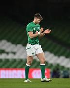 5 December 2020; Ross Byrne of Ireland during the Autumn Nations Cup match between Ireland and Scotland at the Aviva Stadium in Dublin. Photo by Seb Daly/Sportsfile