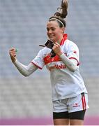 6 December 2020; Hannah Looney of Cork celebrates at the final whistle of the TG4 All-Ireland Senior Ladies Football Championship Semi-Final match between Cork and Galway at Croke Park in Dublin. Photo by Brendan Moran/Sportsfile