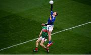 6 December 2020; Conor Sweeney of Tipperary in action against Chris Barrett of Mayo during the GAA Football All-Ireland Senior Championship Semi-Final match between Mayo and Tipperary at Croke Park in Dublin. Photo by Sam Barnes/Sportsfile