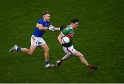 6 December 2020; Matthew Ruane of Mayo in action against Kevin Fahey of Tipperary during the GAA Football All-Ireland Senior Championship Semi-Final match between Mayo and Tipperary at Croke Park in Dublin. Photo by Sam Barnes/Sportsfile