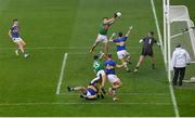 6 December 2020; Cillian O'Connor of Mayo scores his side's first goal during the GAA Football All-Ireland Senior Championship Semi-Final match between Mayo and Tipperary at Croke Park in Dublin. Photo by Ramsey Cardy/Sportsfile