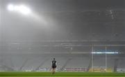 6 December 2020; Tipperary goalkeeper Evan Comerford watches the action amid heavy fog during the GAA Football All-Ireland Senior Championship Semi-Final match between Mayo and Tipperary at Croke Park in Dublin. Photo by Brendan Moran/Sportsfile