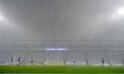 6 December 2020; A general view of the action amid heavy fog during the GAA Football All-Ireland Senior Championship Semi-Final match between Mayo and Tipperary at Croke Park in Dublin. Photo by Brendan Moran/Sportsfile