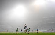6 December 2020; Tom Parsons of Mayo in action against Steven O'Brien of Tipperary during the GAA Football All-Ireland Senior Championship Semi-Final match between Mayo and Tipperary at Croke Park in Dublin. Photo by Ramsey Cardy/Sportsfile