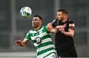 6 December 2020; Aaron Greene of Shamrock Rovers in action against Andy Boyle of Dundalk during the Extra.ie FAI Cup Final match between Shamrock Rovers and Dundalk at the Aviva Stadium in Dublin. Photo by Eóin Noonan/Sportsfile