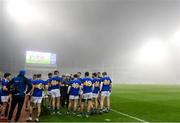 6 December 2020; Tipperary manager David Power speaks to his players during a water break in the GAA Football All-Ireland Senior Championship Semi-Final match between Mayo and Tipperary at Croke Park in Dublin. Photo by Ramsey Cardy/Sportsfile