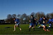 7 December 2020; Will Connors, left, and Scott Penny during Leinster Rugby squad training at UCD in Dublin. Photo by Ramsey Cardy/Sportsfile