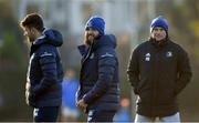 7 December 2020; Hugo Keenan, left, and Jamison Gibson-Park during Leinster Rugby squad training at UCD in Dublin. Photo by Ramsey Cardy/Sportsfile