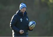7 December 2020; Head coach Leo Cullen during Leinster Rugby squad training at UCD in Dublin. Photo by Ramsey Cardy/Sportsfile