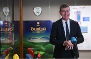 7 December 2020; Republic of Ireland manager Stephen Kenny during a Republic of Ireland press conference at FAI Headquarters in Abbotstown, Dublin, following the UEFA preliminary draw for the FIFA World Cup 2022. Photo by Stephen McCarthy/Sportsfile