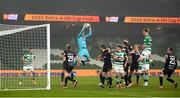 6 December 2020; Dundalk goalkeeper Gary Rogers collects the ball during the Extra.ie FAI Cup Final match between Shamrock Rovers and Dundalk at the Aviva Stadium in Dublin. Photo by Stephen McCarthy/Sportsfile