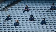 6 December 2020; Galway panel members watch on during the TG4 All-Ireland Senior Ladies Football Championship Semi-Final match between Cork and Galway at Croke Park in Dublin. Photo by Ramsey Cardy/Sportsfile