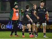 4 December 2020; Acting waterboy Jack Carty during the Guinness PRO14 match between Connacht and Benetton at the Sportsground in Galway. Photo by Harry Murphy/Sportsfile