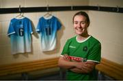 8 December 2020; Lucy McCartan during a FAI Women's Senior Cup Final Media Day at PRL Park in Greenogue, Dublin. Photo by David Fitzgerald/Sportsfile