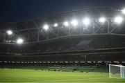 10 December 2020; A general view of the Aviva Stadium prior to  the UEFA Europa League Group B match between Dundalk and Arsenal at the Aviva Stadium in Dublin. Photo by Stephen McCarthy/Sportsfile