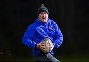 10 December 2020; Eoin Cannon during a Westmanstown RFC Men's training session at Westmanstown RFC in Dublin. Photo by Harry Murphy/Sportsfile
