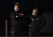 10 December 2020; Coaches Connor O'Sullivan and Fionn Mulligan during a Westmanstown RFC Men's training session at Westmanstown RFC in Dublin. Photo by Harry Murphy/Sportsfile