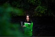 11 December 2020; Karen Duggan of Peamount United with her Barretstown / WNL Player of the Month for November at Terenure in Dublin. Photo by Piaras Ó Mídheach/Sportsfile