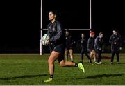 10 December 2020; Ella Roberts in action during Wicklow RFC Women's Squad return to training at Wicklow Rugby Club in Ashtown, Wicklow. Photo by Matt Browne/Sportsfile