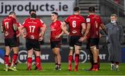 11 December 2020; Ulster players dejected following the Heineken Champions Cup Pool B Round 1 match between Ulster and Toulouse at Kingspan Stadium in Belfast. Photo by Ramsey Cardy/Sportsfile