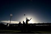 12 December 2020; A general view of a lineout during the A Interprovincial Friendly match between Leinster A and Connacht Eagles at Energia Park in Dublin. Photo by Ramsey Cardy/Sportsfile