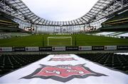 10 December 2020; A general view of the Aviva Stadium ahead of the UEFA Europa League Group B match between Dundalk and Arsenal at the Aviva Stadium in Dublin. Photo by Ben McShane/Sportsfile
