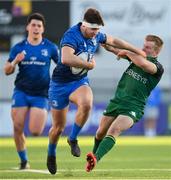12 December 2020; Aaron O'Sullivan of Leinster A beats the tackle by Stephen Kerins of Connacht Eagles on his way to scoring his side's fourth tryduring the A Interprovincial Friendly match between Leinster A and Connacht Eagles at Energia Park in Dublin. Photo by Ramsey Cardy/Sportsfile