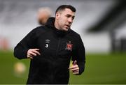 10 December 2020; Brian Gartland of Dundalk ahead of the UEFA Europa League Group B match between Dundalk and Arsenal at the Aviva Stadium in Dublin. Photo by Ben McShane/Sportsfile