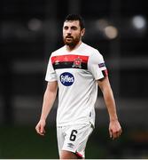 10 December 2020; Jordan Flores of Dundalk during the UEFA Europa League Group B match between Dundalk and Arsenal at the Aviva Stadium in Dublin. Photo by Ben McShane/Sportsfile