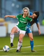 12 December 2020; Nathalie O'Brien of Cork City in action against Áine O’Gorman of Peamount United during the FAI Women's Senior Cup Final match between Cork City and Peamount United at Tallaght Stadium in Dublin. Photo by Stephen McCarthy/Sportsfile